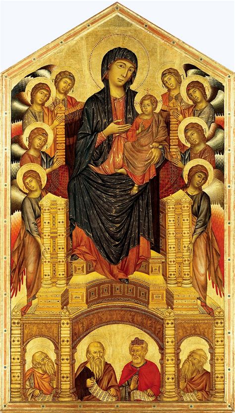 Die Maestà! Eine Ikone der gotischen Malerei von Jacopo di Cimabue